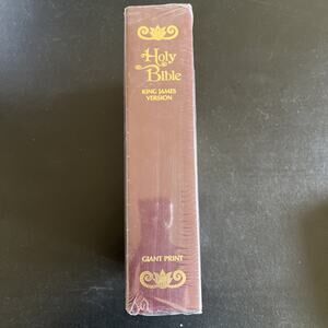 Holy Bible Giant Print King James Version Hardcover Allan Publishers 1975 NEW